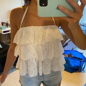 Zara ruffle top